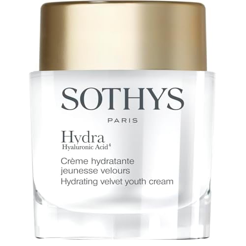 SOTHYS Hydrating Velvet Youth Cream | Face Moisturizer with Hyaluronic Acid for Youthful Plumpness | Normal to Dry Skin